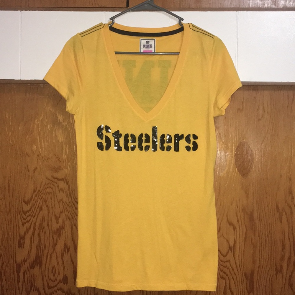 Victoria’s Secret Pink Steelers Tee ~ Medium